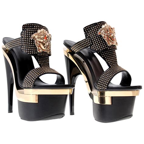 how much is versace shoes in rands|Versace platform heels price.